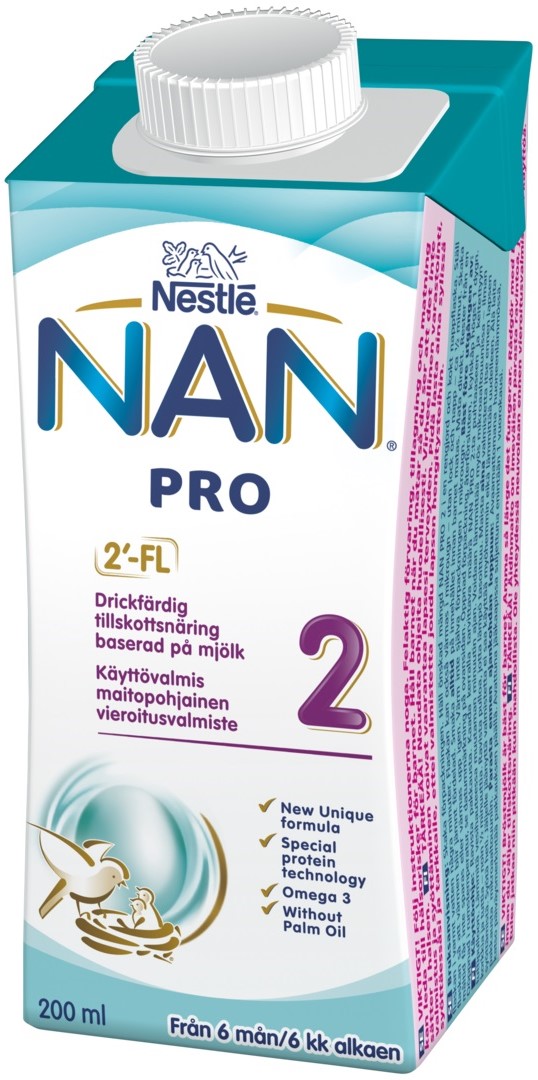 Nestle NanPro2 vieroitusvalmiste käyt 200ml 